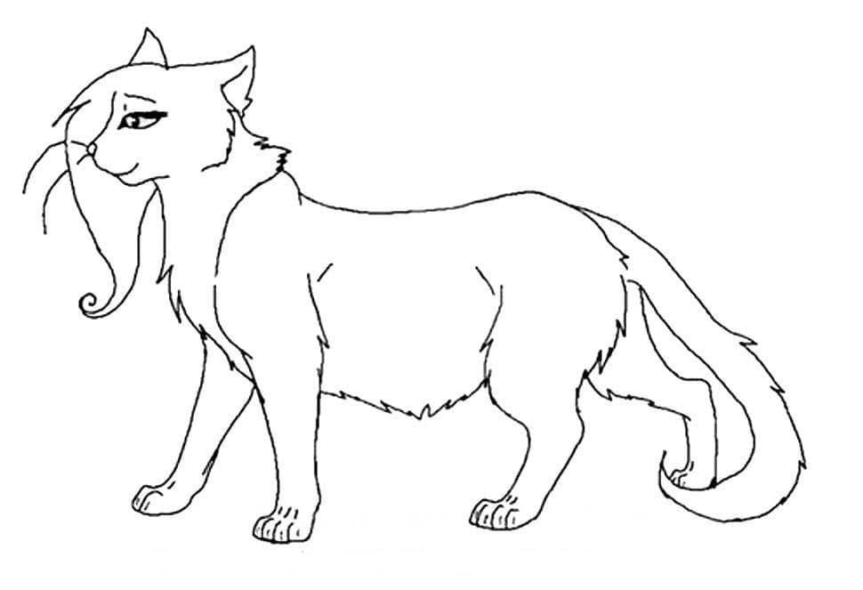 Warriors cats coloring pages pictures free printable