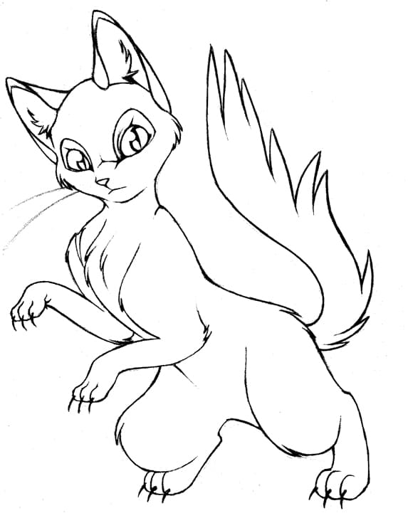 Warriors cats coloring pages free printable coloring pages