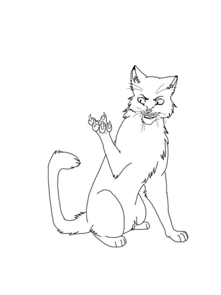 Warrior cats coloring pages