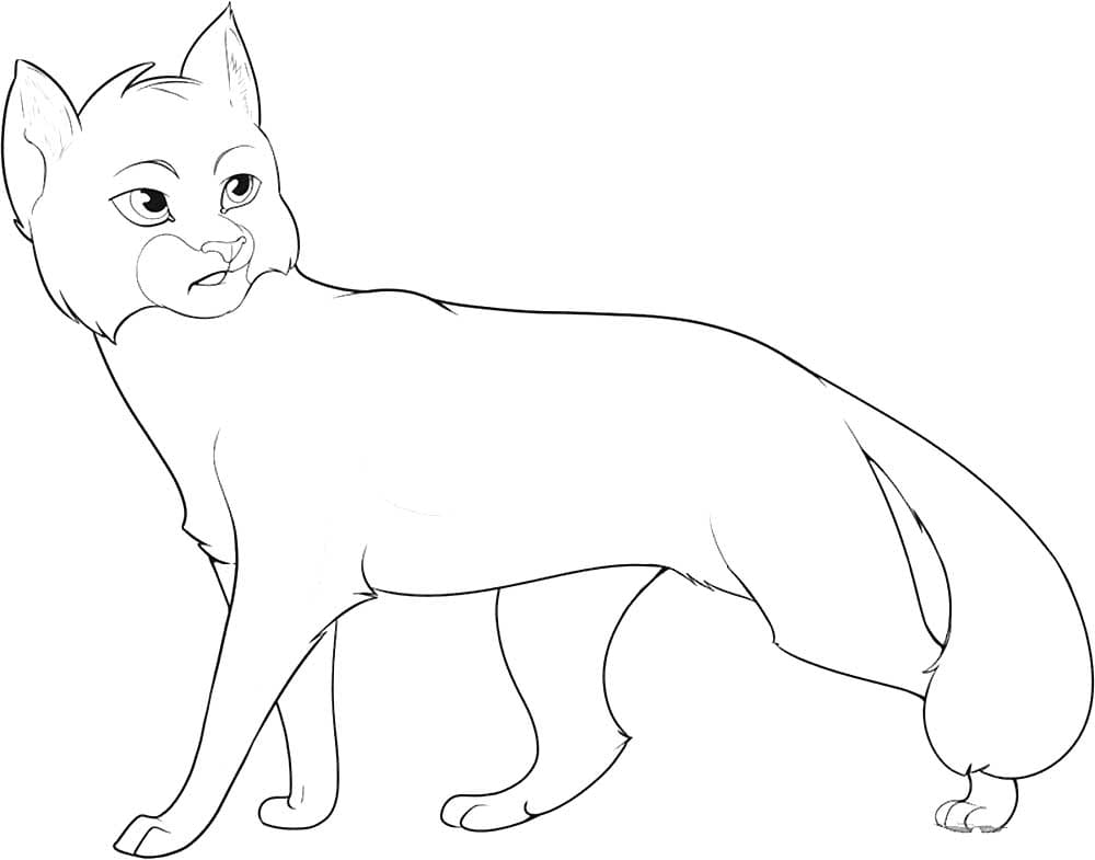 Warriors cats coloring pages free printable coloring pages