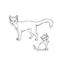 Top free printable warrior cats coloring pages online