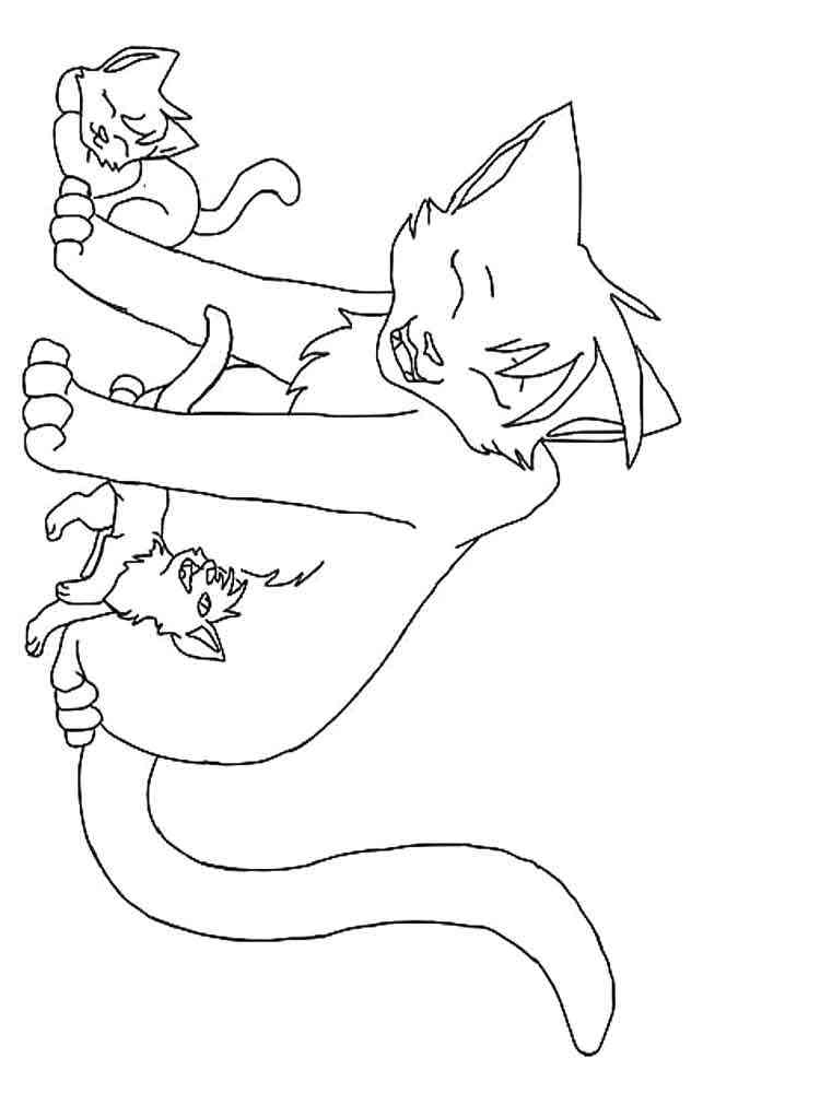 Warrior cats coloring pages