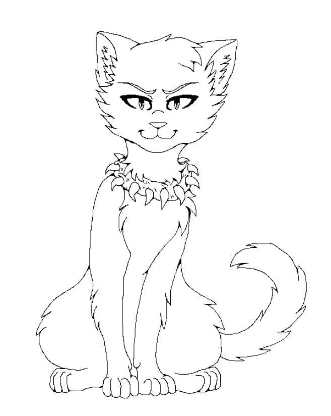 Warriors cats coloring pages pictures free printable