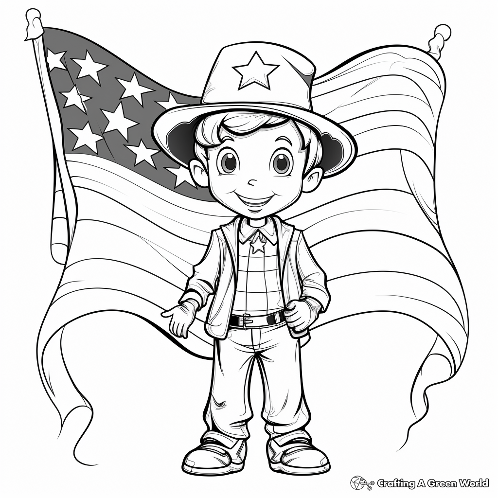 Patriotic coloring pages