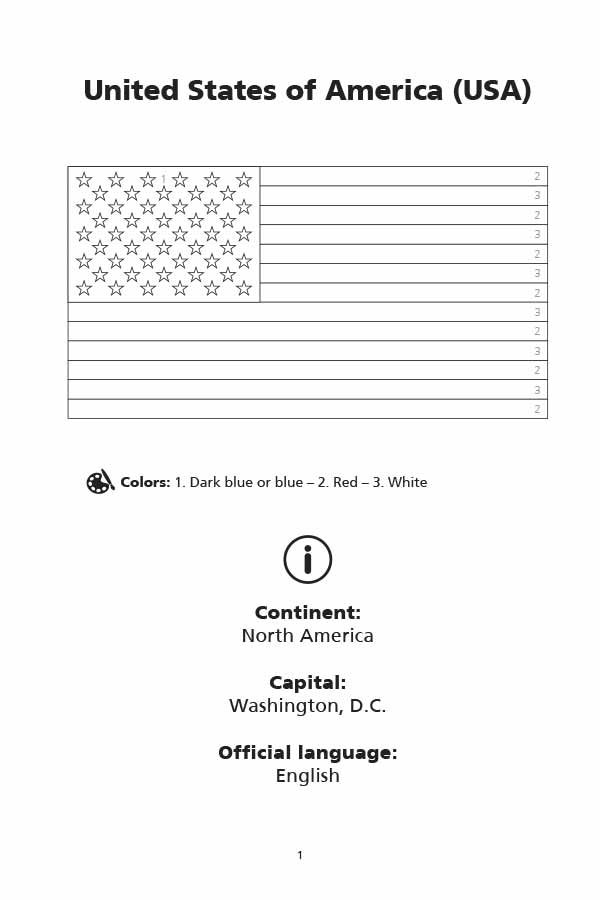 World flag coloring book