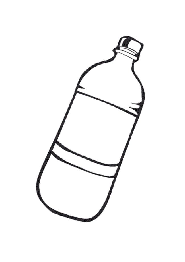 Water bottle coloring page coloring pages water bottle bottle drawing