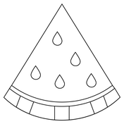 Watermelons coloring pages free coloring pages