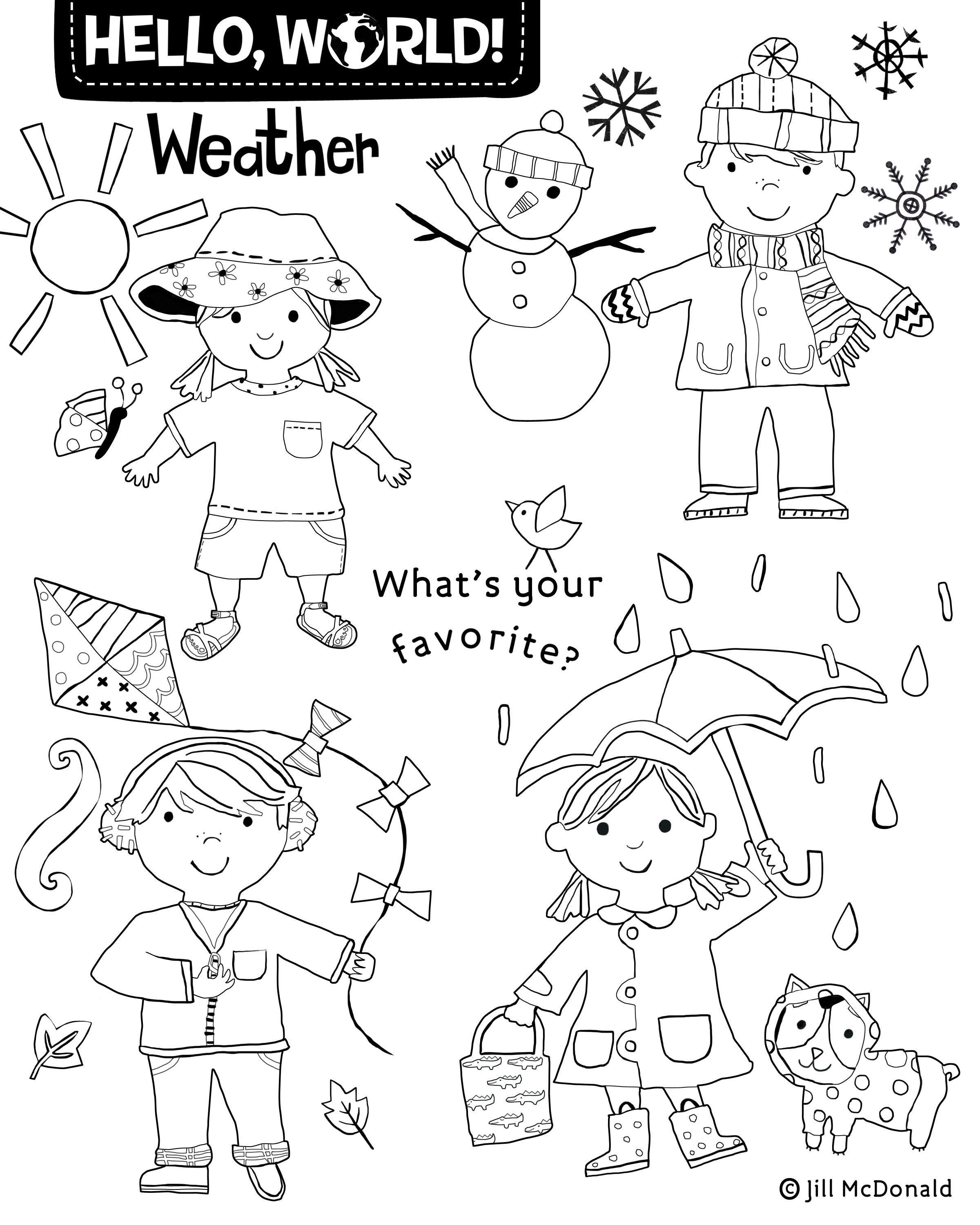 Hello world printables and activities brightly