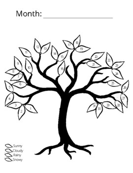 Day weather tree by the barefoot mom tpt