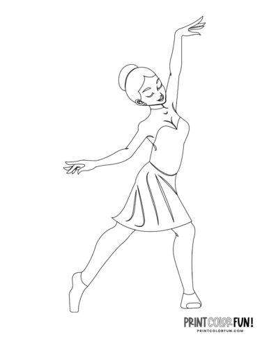 Ballerina coloring pages ballet printables fun facts at