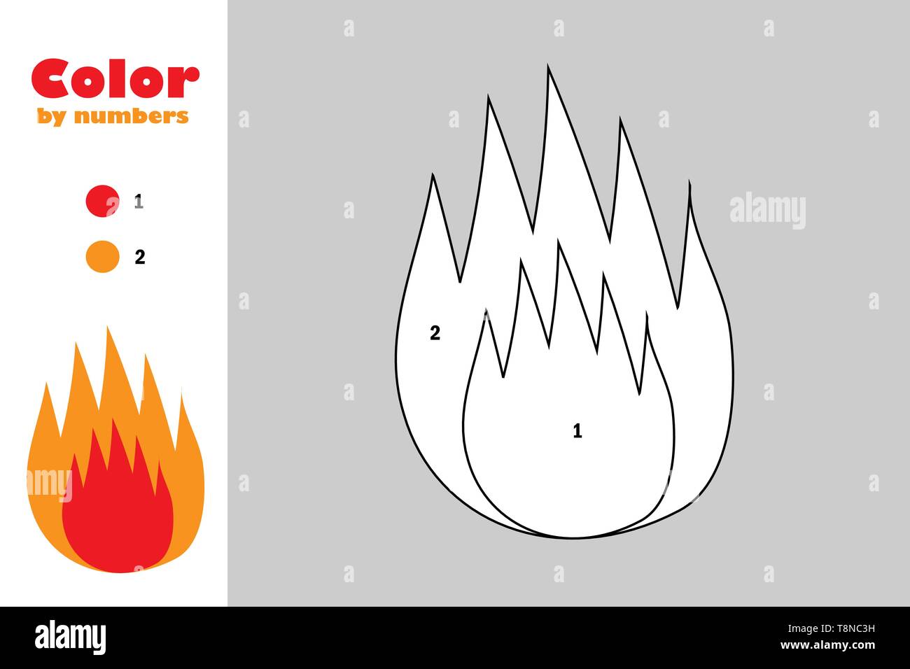 Fire skill stock vector images