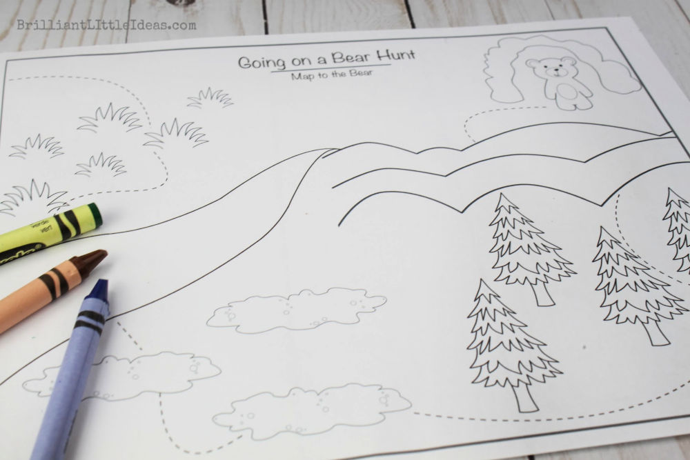 Going on a bear hunt printable map brilliant little ideas