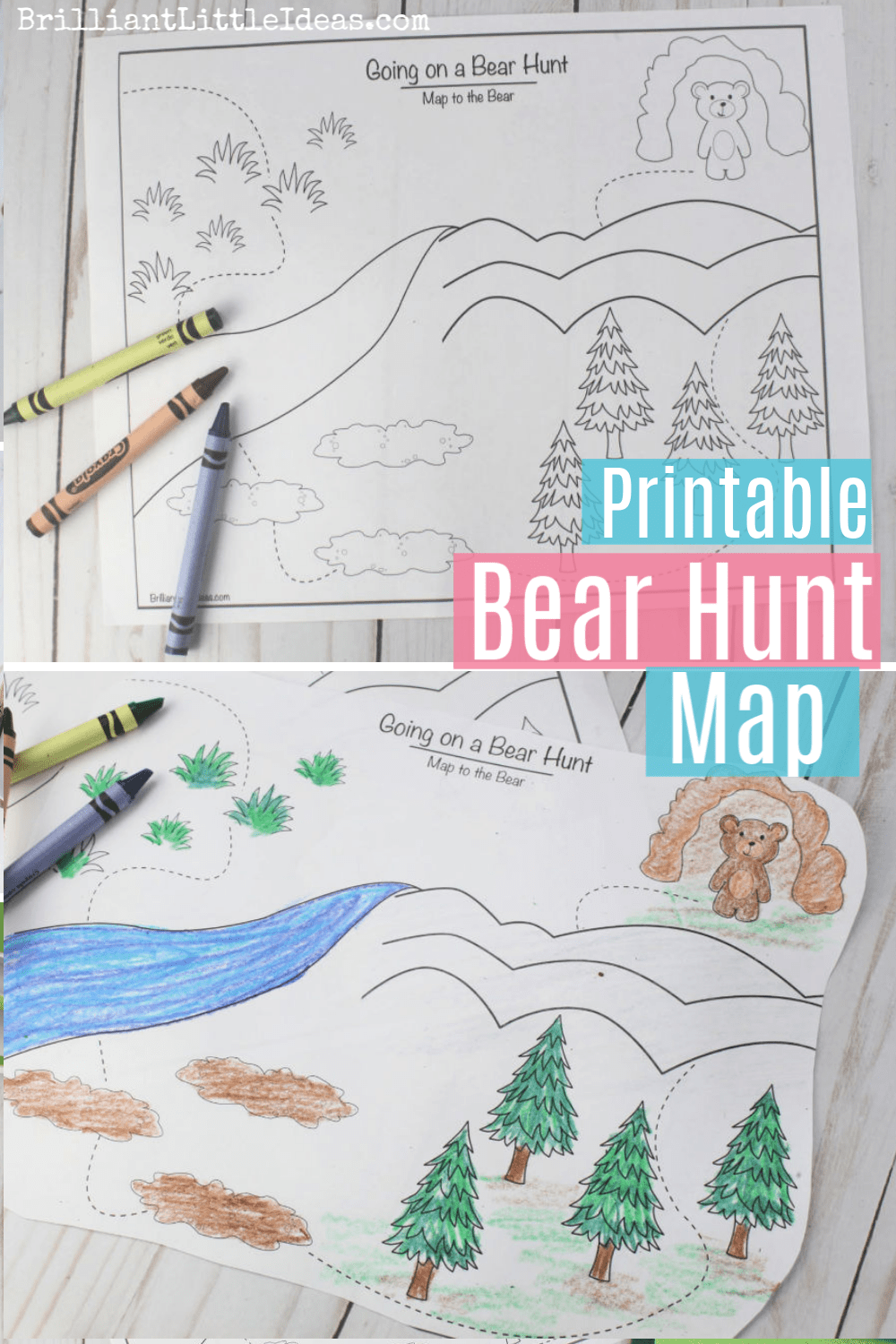 Going on a bear hunt printable map brilliant little ideas