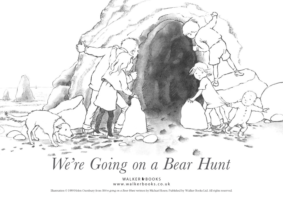 Were going on a bear hunt louring sheet