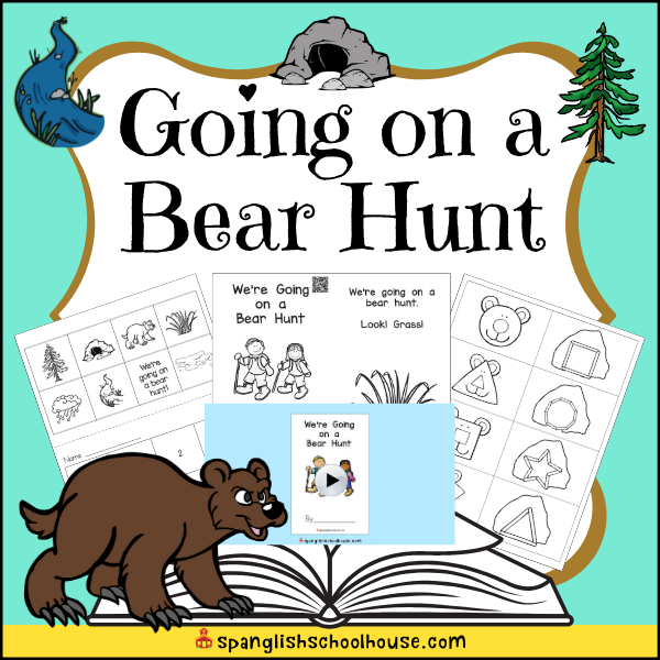 Going on a bear hunt preschool printables