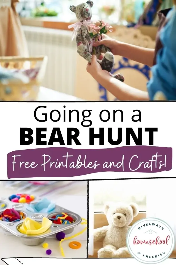 Going on a bear hunt free printables and crafts