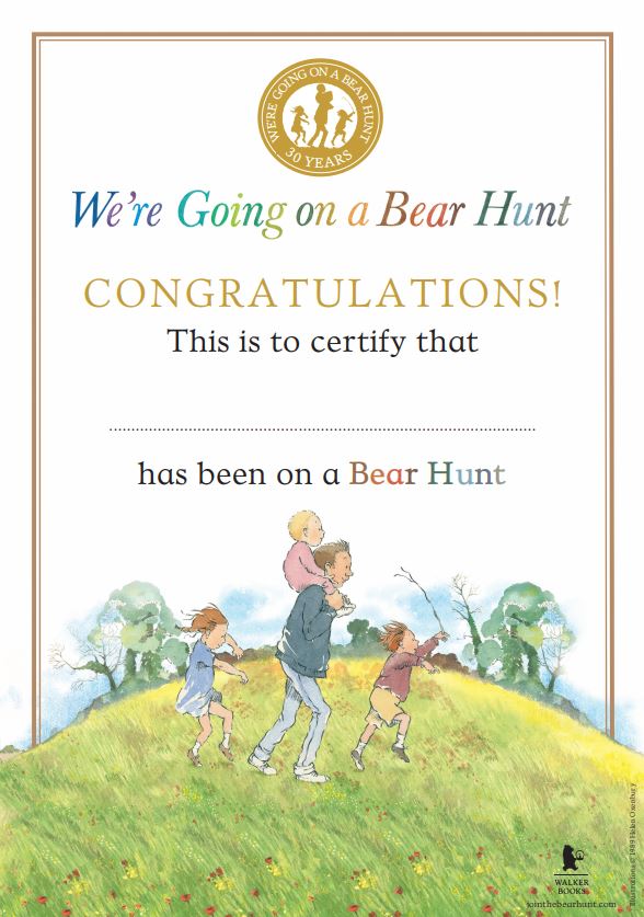 Activity sheets â were going on a bear hunt