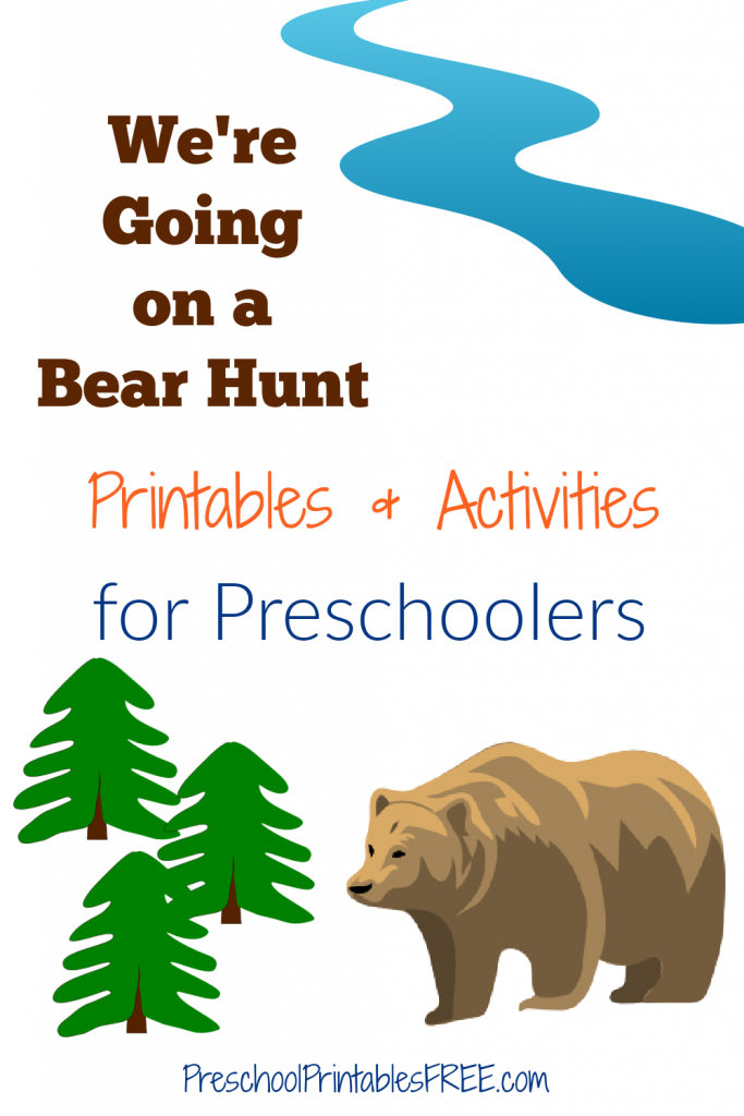 Were going on a bear hunt printables â free preschool printables