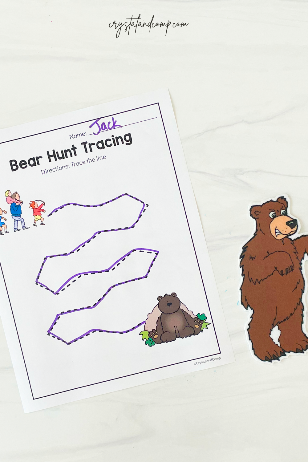 Going on a bear hunt printables