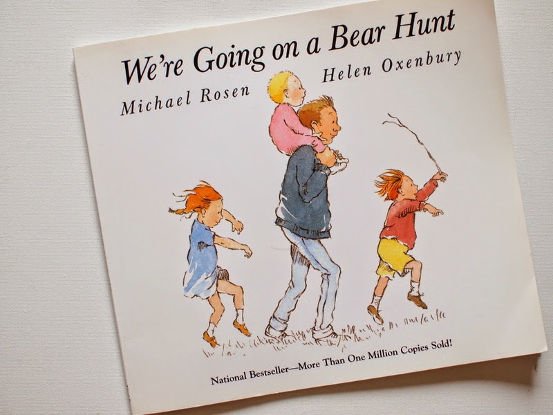 Easy bear hunt activities with printables pink stripey socks