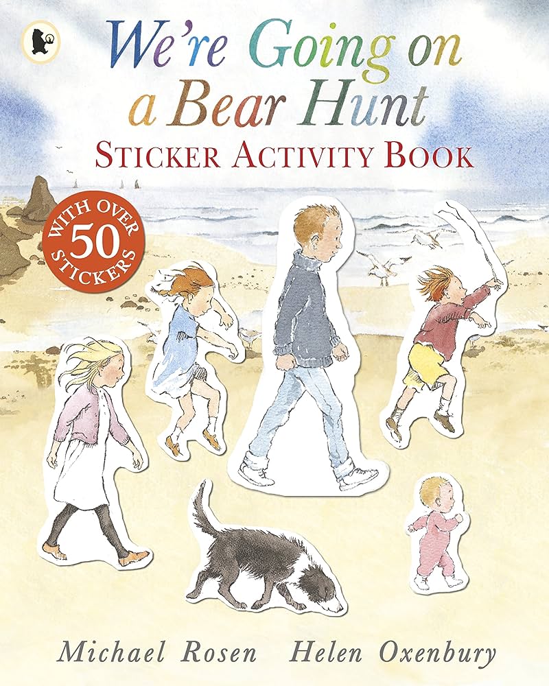 Were going on a bear hunt sticker activity book rosen michael books