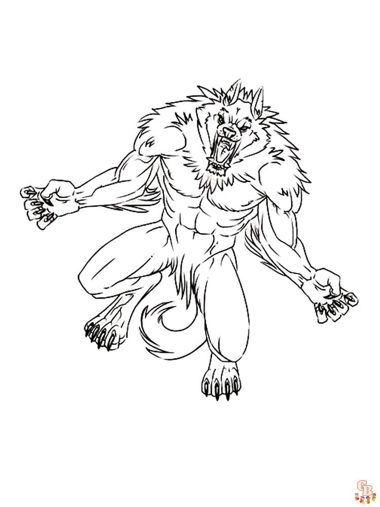 Printable wolf coloring pages free for kids and adults