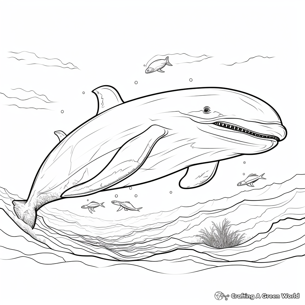 Humpback whale coloring pages