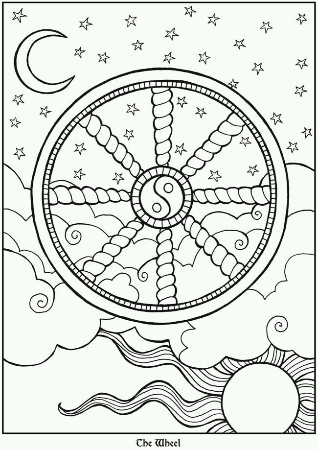 Roda da vida printable coloring pages coloring pages space coloring pages