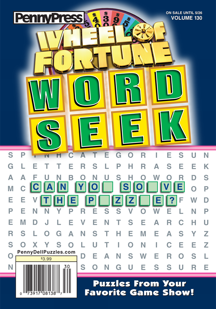 Wheel of fortune word seek