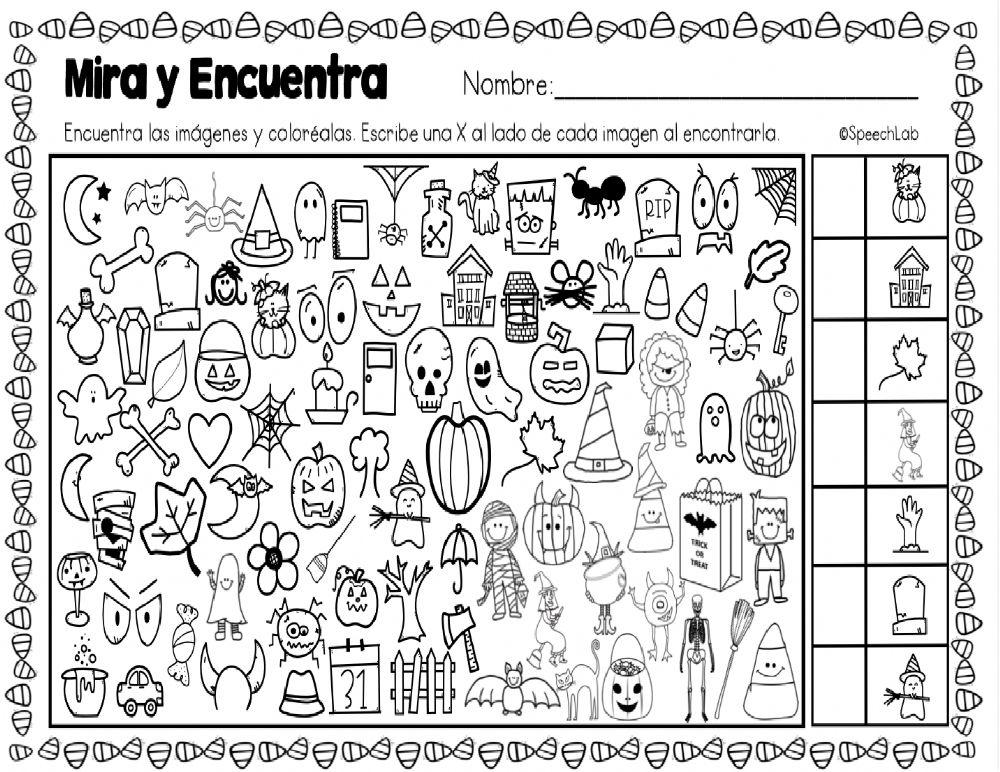 Halloween wheres waldo worksheet live worksheets