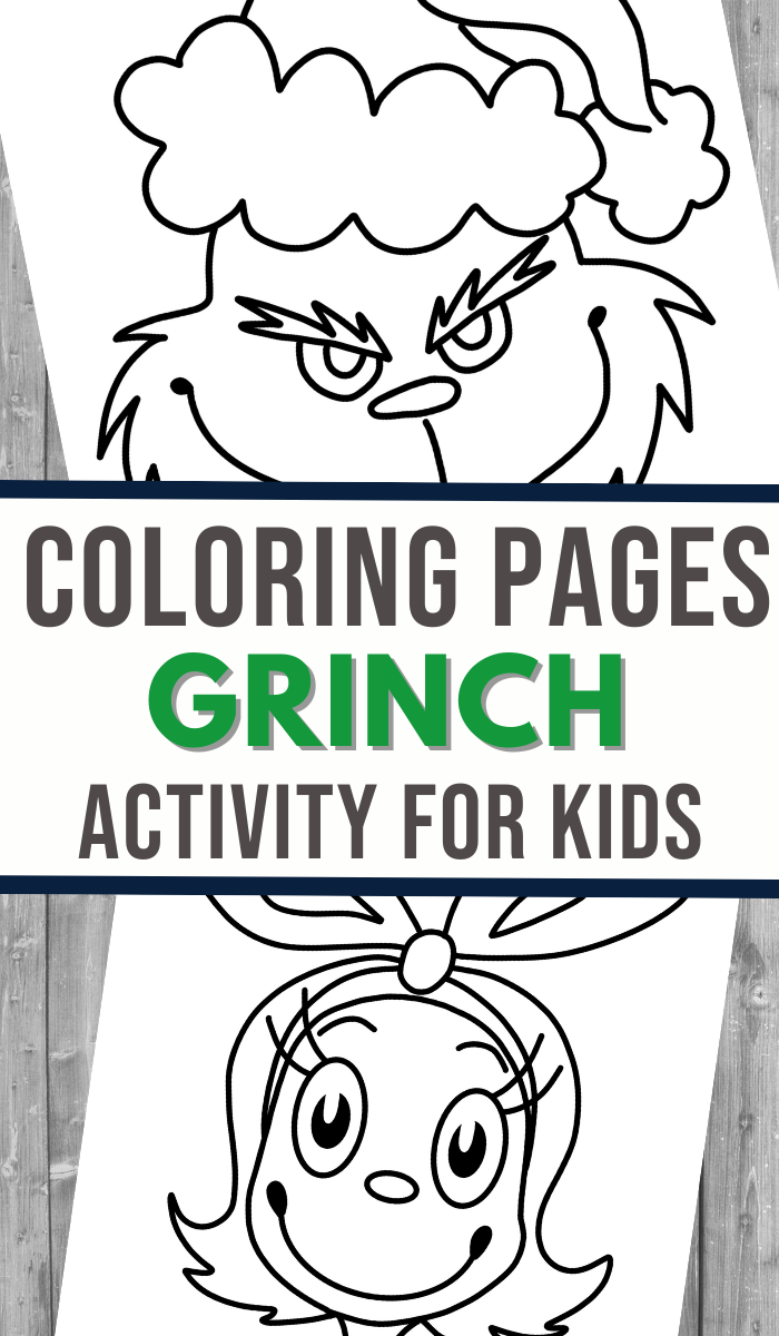 Grinch coloring pages for kids