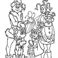 How the grinch stole christmas coloring pages