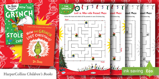 The grinch maze pack how the grinch stole christmas