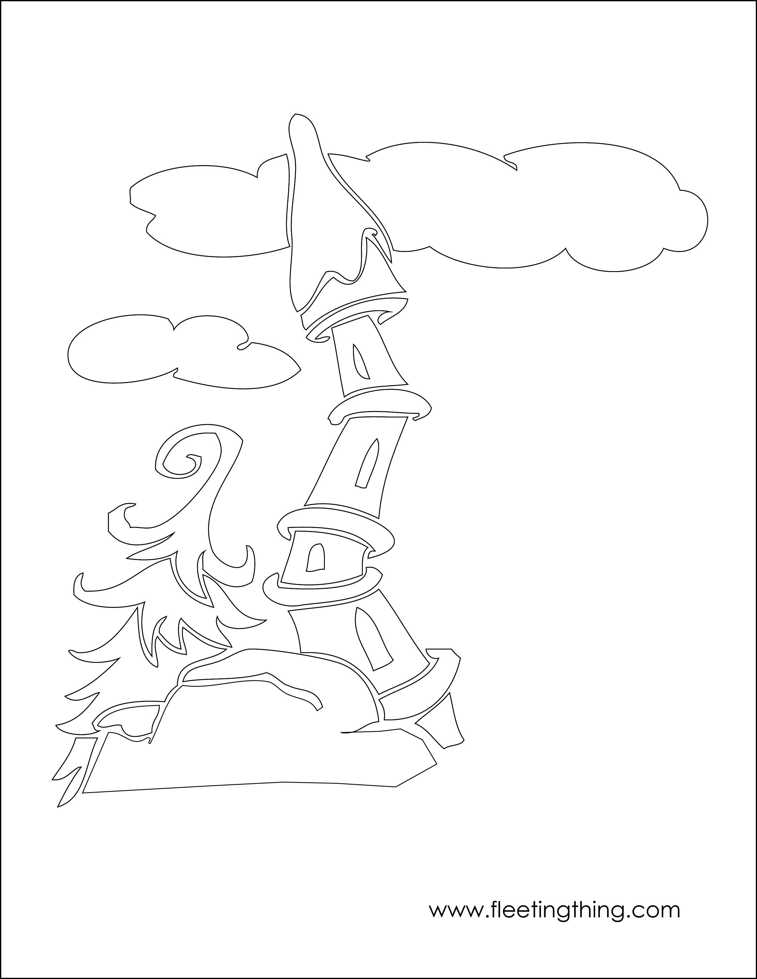 Whoville characters coloring pages