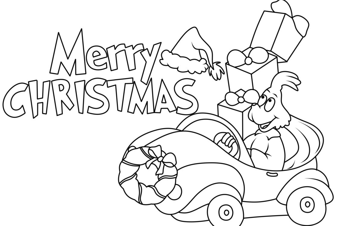 Whoville sitting coloring page