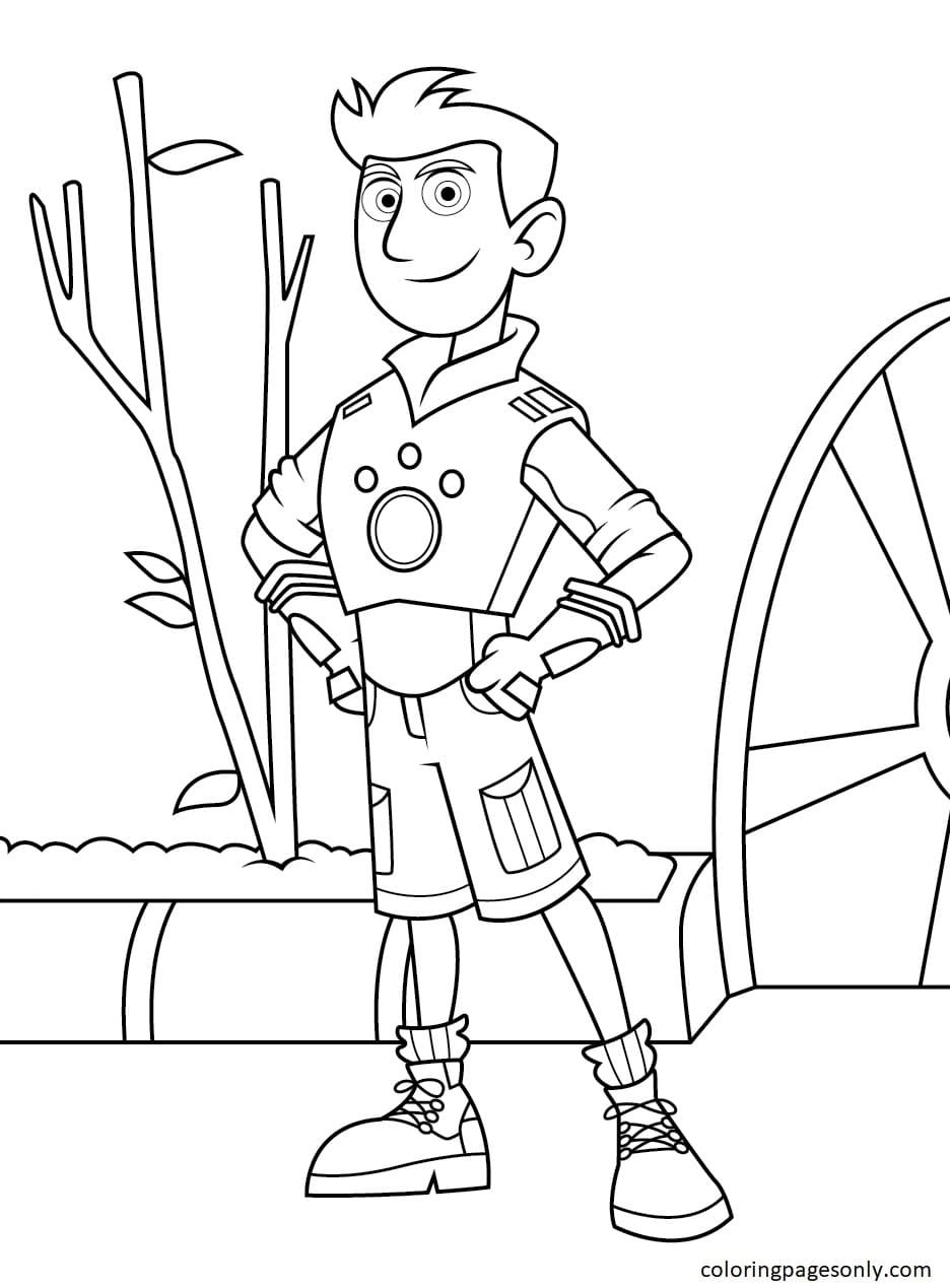 Wild kratts coloring pages printable for free download