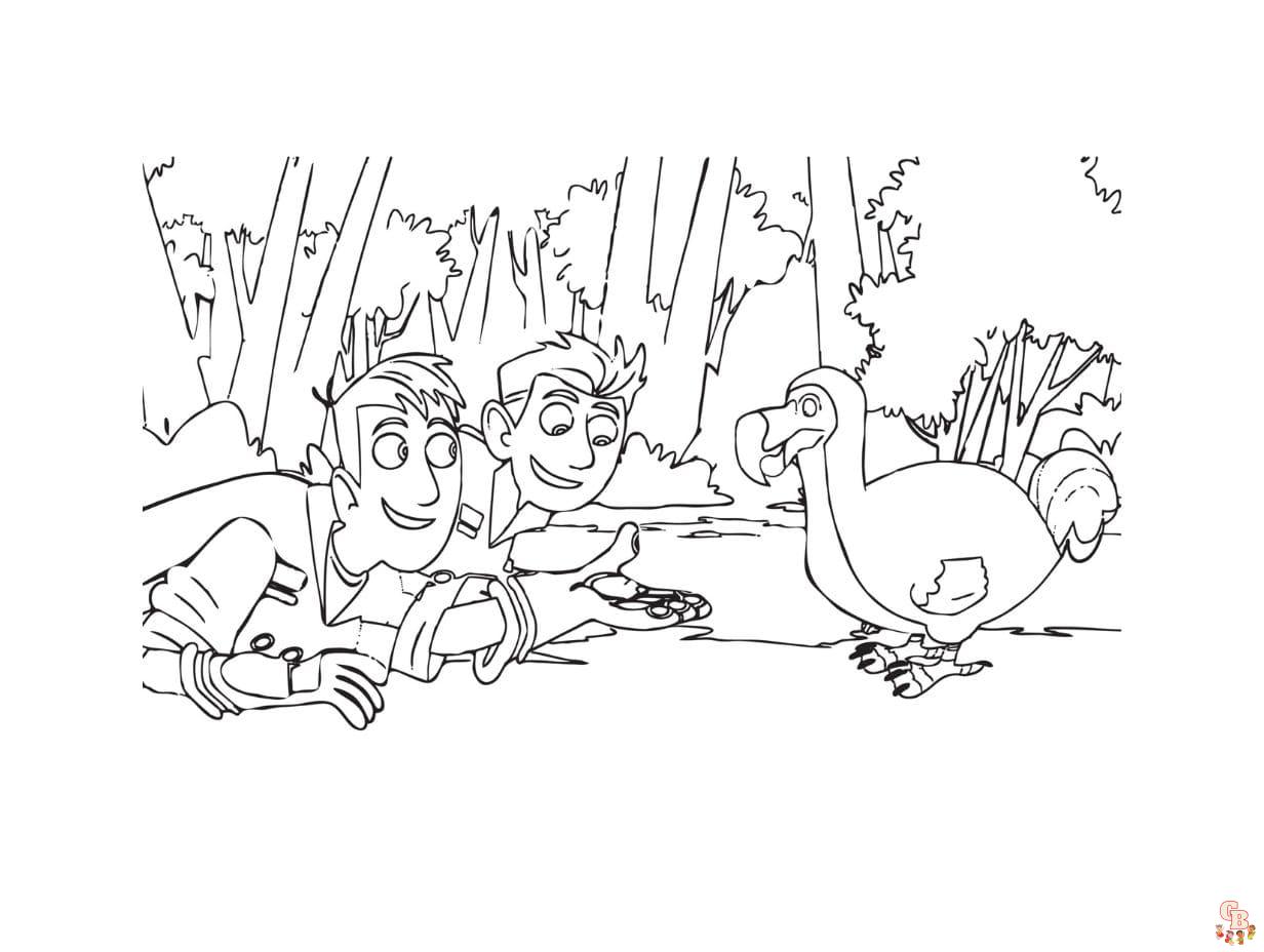 Discover the wild kratts coloring pages join the adventure