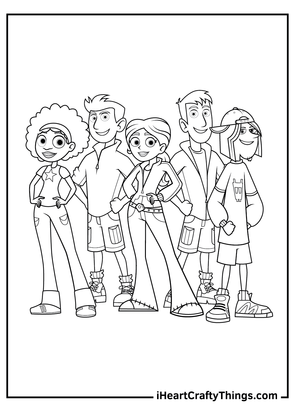 Wild kratts coloring pages free printables