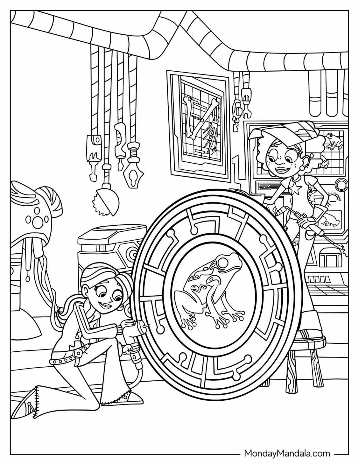 Wild kratts coloring pages free pdf printables