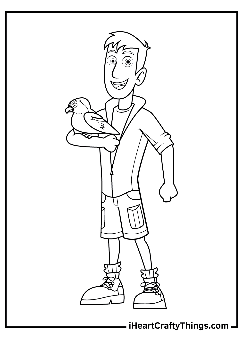 Wild kratts coloring pages free printables