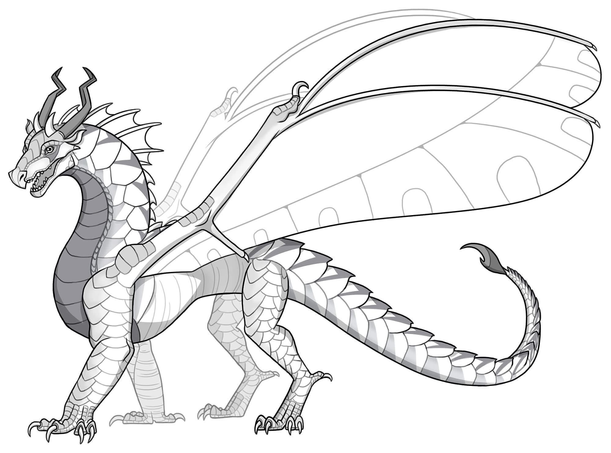 Wings of fire coloring pages pictures free printable