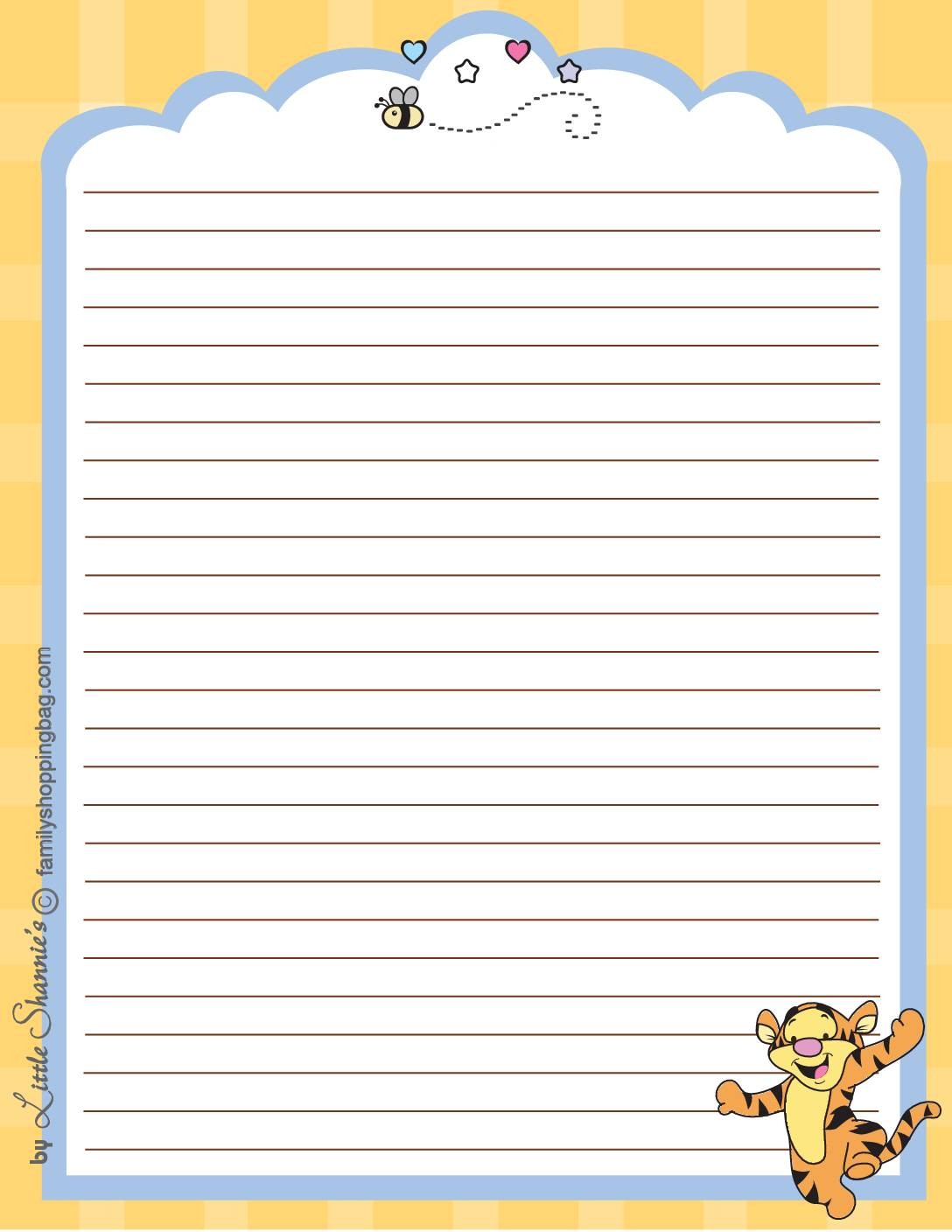 Stationery winnie the pooh