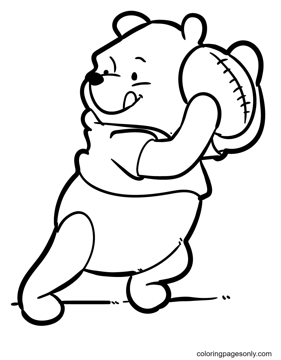 Winnie the pooh coloring pages printable for free download