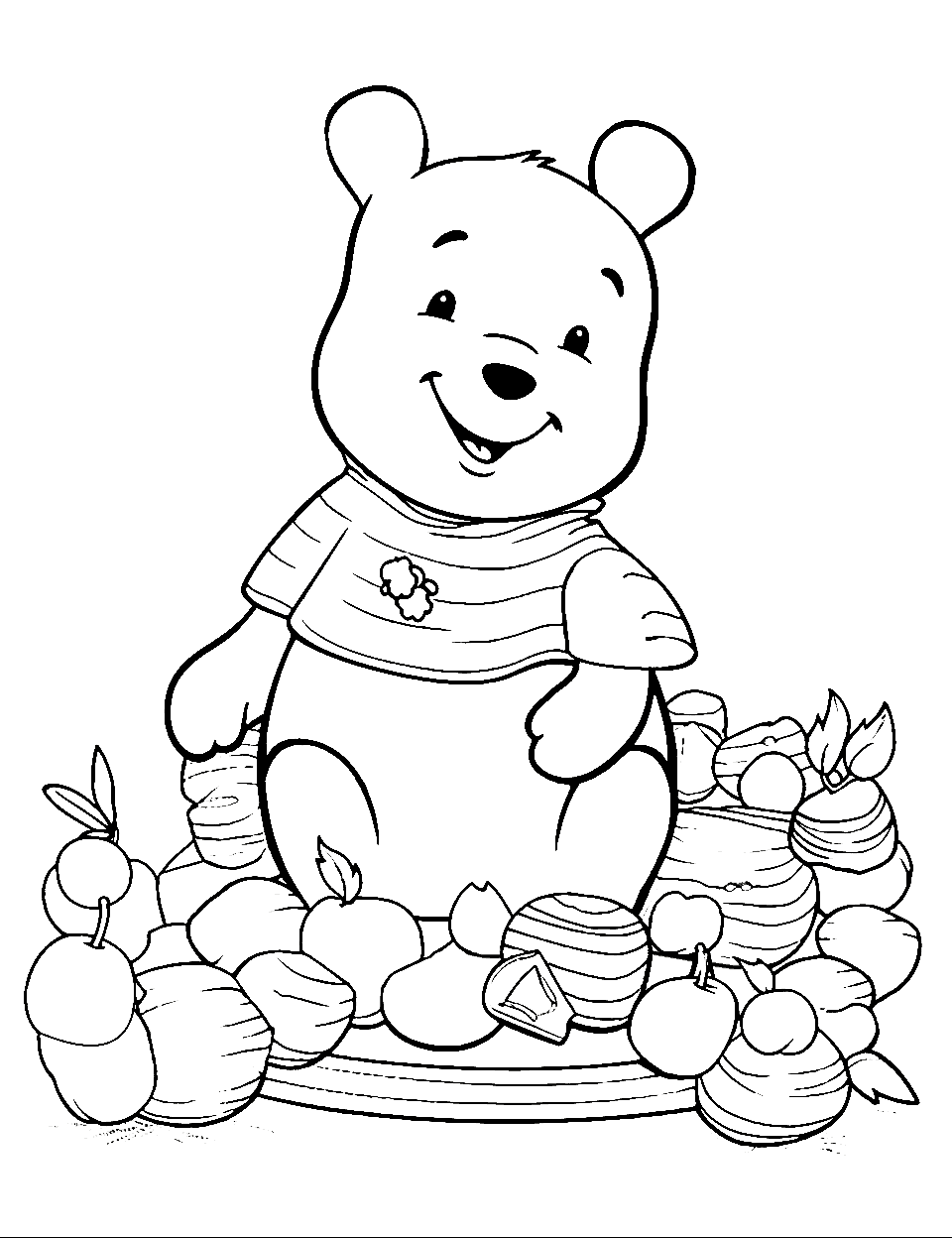 Winnie the pooh coloring pages free printables