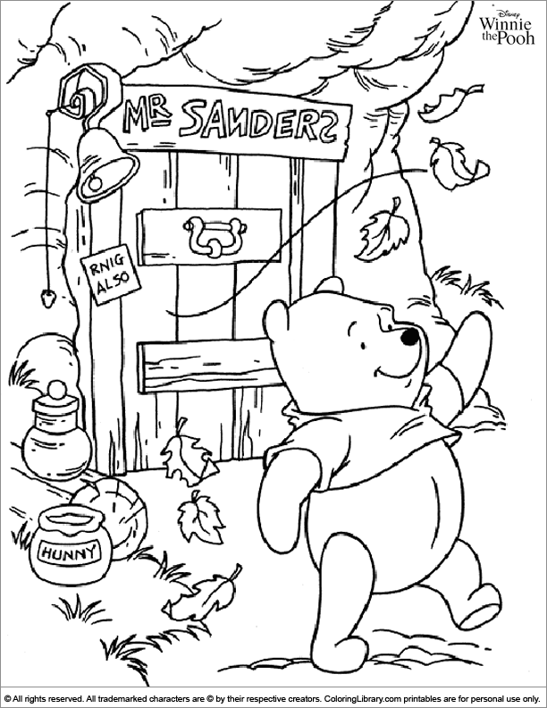 Printable coloring page