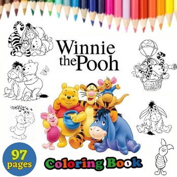 Winnie the pooh coloring book pages coloring pages printable