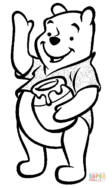 Picture of winnie the pooh coloring page free printable coloring pages