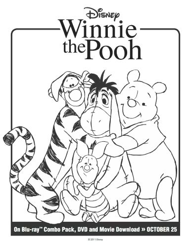 Winnie the pooh tigger eeyore amp piglet printable coloring page winnie the pooh drawing disney coloring pages winnie the pooh