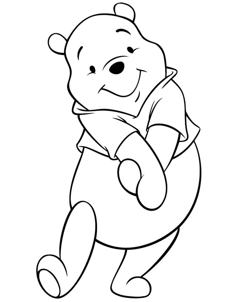 Cute winnie the pooh coloring pages pdf download