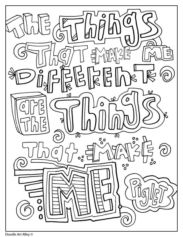 Winnie the pooh quotes quote coloring pages color quotes mom coloring pages